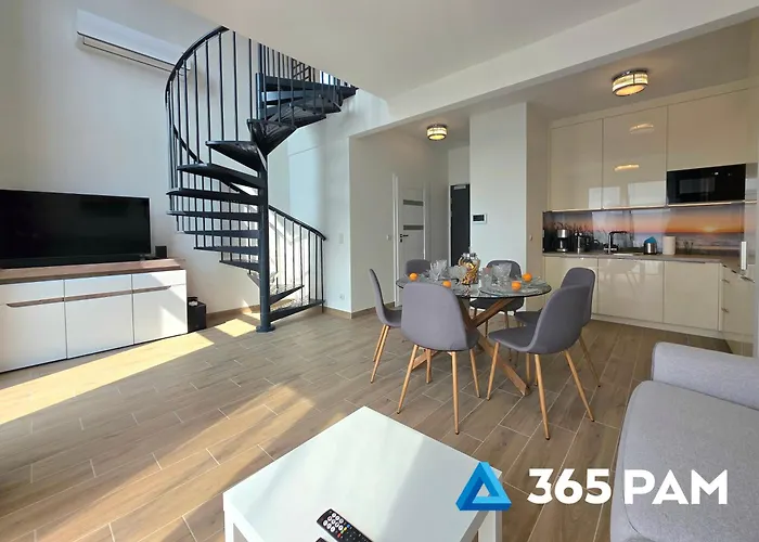 365pam - Dwupoziomowy Loft Z Widokiem Na Morze شقة أوسترونيه مورسكية